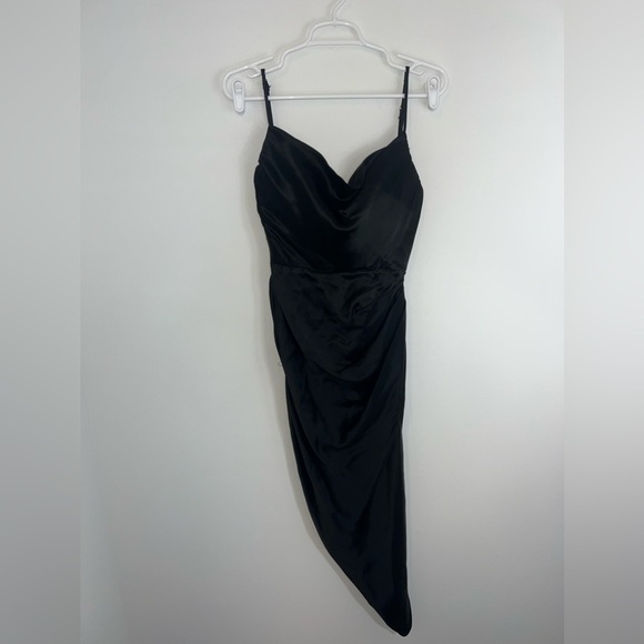 House of CB Black Satin Dress - Picture 2 of 14